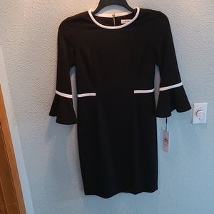 Calvin Klein bell sleeve dress